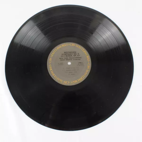 Zubin Mehta New York Philharmonic Beethoven Symphony No. 5 & 8 Vinyl LP