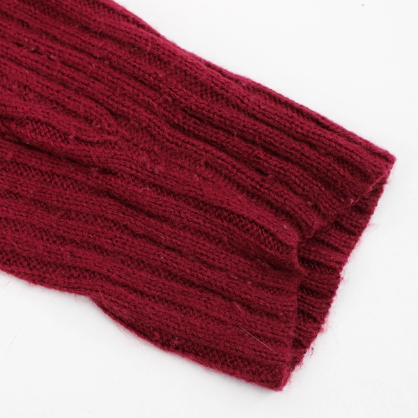 Faded Glory Dark Magenta Knit Cardigan Women's Size 1X 16W