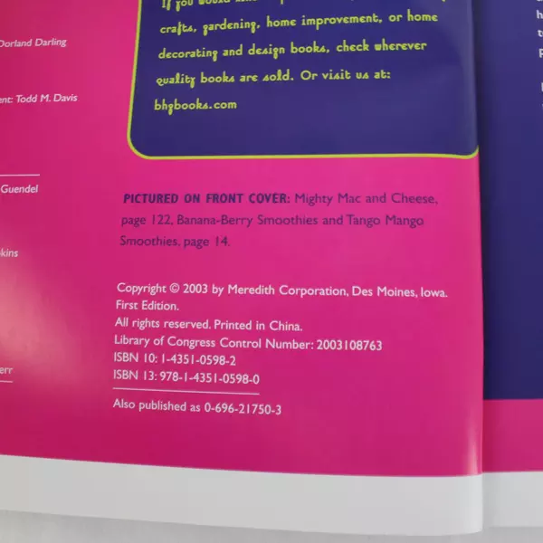 Better Homes & Gardens Kid Favorites Made Healthy Cookbook 150 Recipes