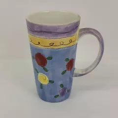 Sango The Sweet Shoppe By Sue Zipkin Latte Mug Floral Pattern