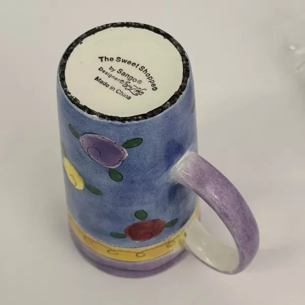 Sango The Sweet Shoppe By Sue Zipkin Latte Mug Floral Pattern