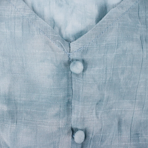 E&M Tie Dye Blue White Sleeveless Top Adjustable Straps Women's Size M