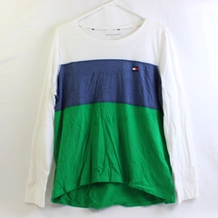 Tommy Hilfiger Sport Colorblock Long-Sleeve T-Shirt Women's XL