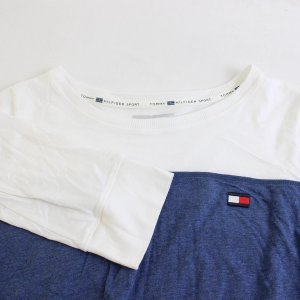 Tommy Hilfiger Sport Colorblock Long-Sleeve T-Shirt Women's XL