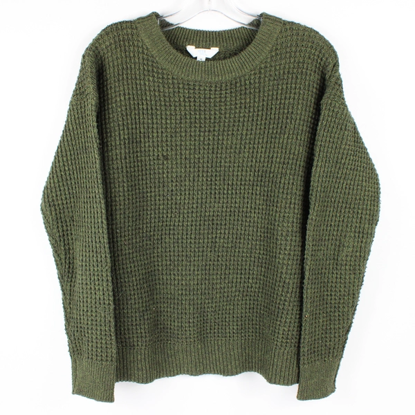 Time and Tru Women's Dark Green Size M Long Sleeve Sweater