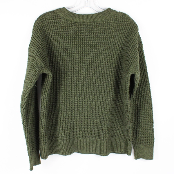 Time and Tru Women's Dark Green Size M Long Sleeve Sweater