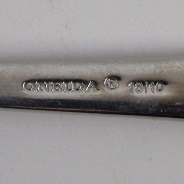 Lot Of 6 Oneida Silver Mercer (Stainless) Flatware 3 Dinner/Salad Forks 3 Spoons