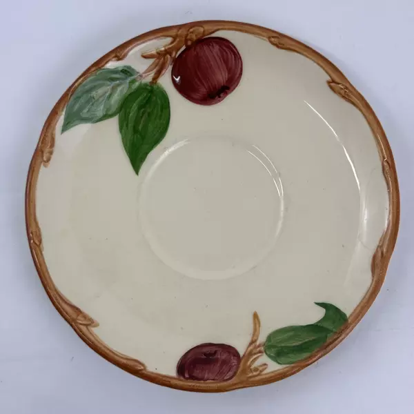 Lot of 2 Franciscan Apple Earthenware Cups and 3 Saucers California USA