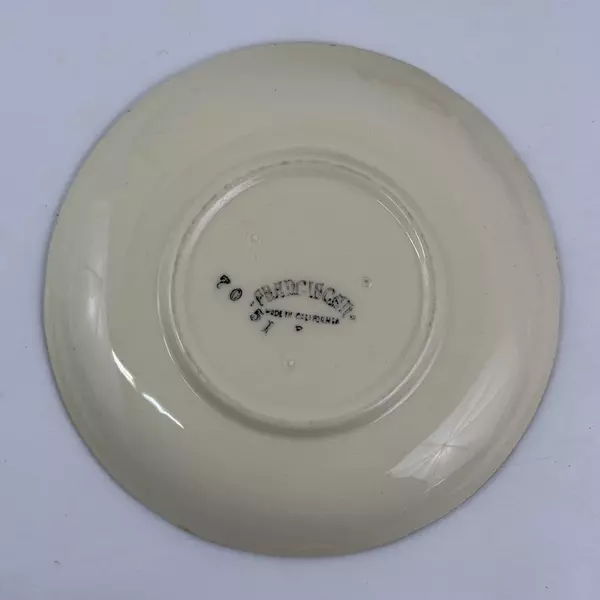 Lot of 2 Franciscan Apple Earthenware Cups and 3 Saucers California USA