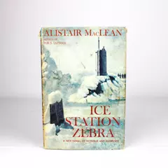 Vintage Ice Station Zebra Alistair MacLean 1963 Hardcover Dust Jacket Doubleday