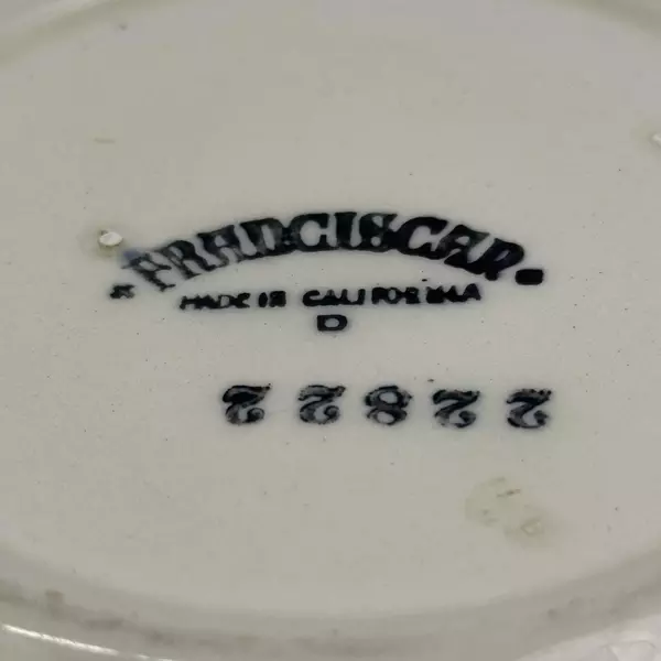 Vintage Franciscan Apple Pattern 6.25 inch Earthenware Bread Plate California