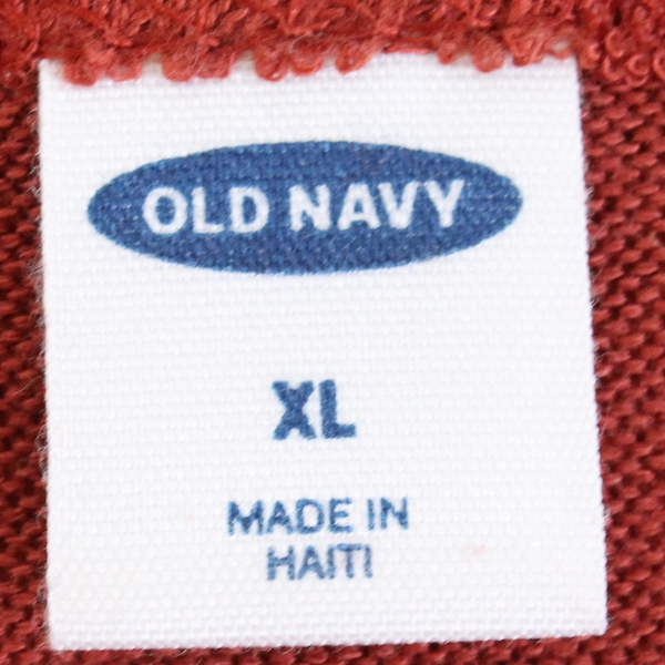 Women's Old Navy Brick Red Long Sleeve Pullover Sweater Size XL