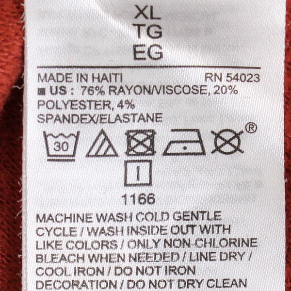 Women's Old Navy Brick Red Long Sleeve Pullover Sweater Size XL