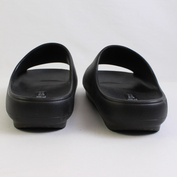32 Degrees Unisex Cushion Slide Sandal Solid Black (Women 7.5-8.5, Men 5.5-6.5)