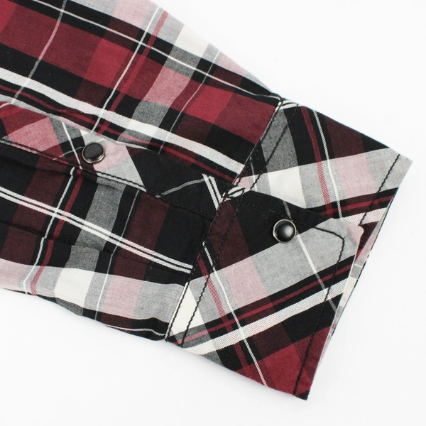 Various Artists Western Style Snap Up Women's Plaid Long Sleeve Shirt Size XXL