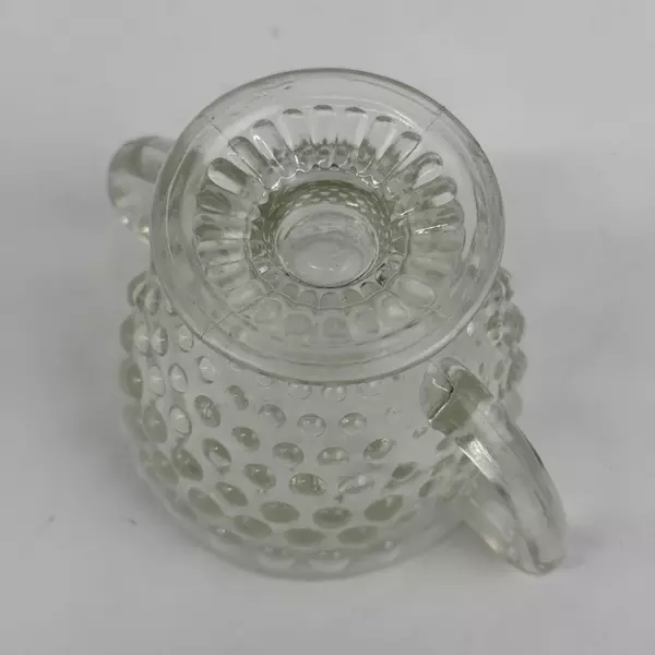 Vintage Anchor Hocking Moonstone Opalescent Open Sugar Bowl