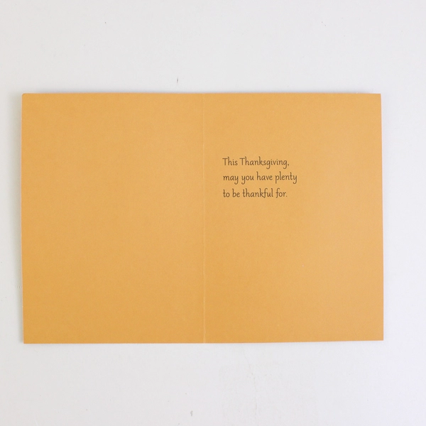 Lot of 6 Small Designer Hallmark Thanksgiving Greeting Cards with Envelopes