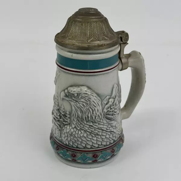 1990 Avon Endangered Species Mini Stein The Bald Eagle