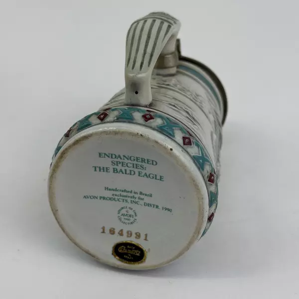 1990 Avon Endangered Species Mini Stein The Bald Eagle
