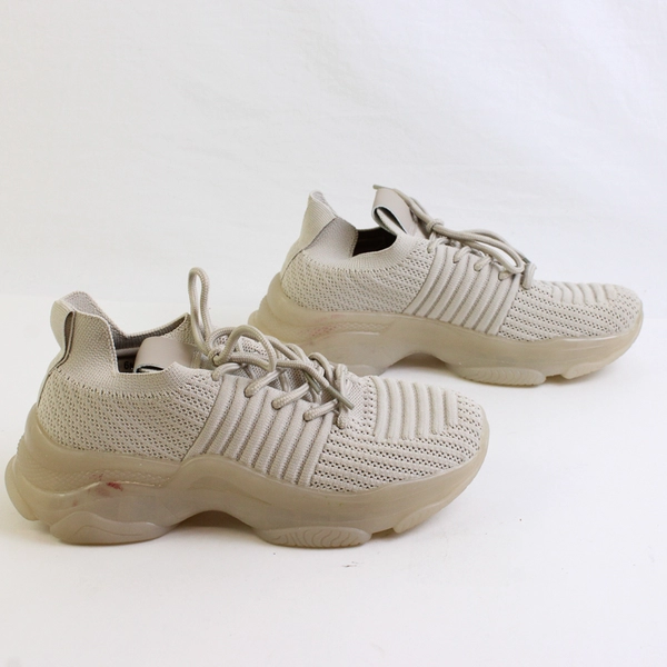 Cushionaire Apolo Taupe-T Off White Knit Sneakers US Women's Size 6M