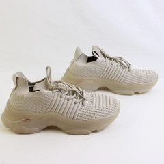 Cushionaire Apolo Taupe-T Off White Knit Sneakers US Women's Size 6M