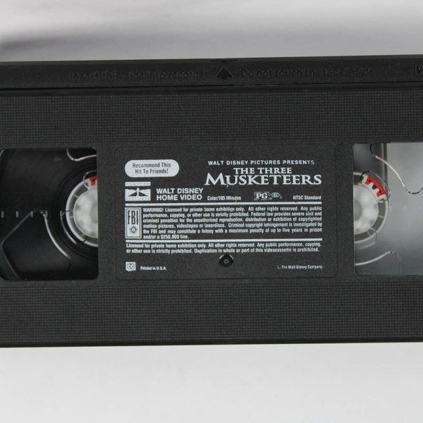 The Three Musketeers VHS Tape