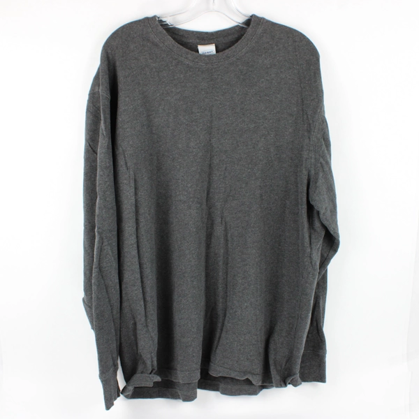 Old Navy Dark Gray Long-Sleeved Sweatshirt Men's Size XL