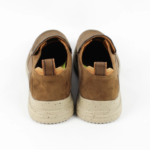 Skechers Beige Brown Proven Renco Slip On Casual Sneakers Men's Size 10.5