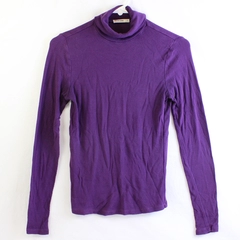 Marine Layer Purple Turtleneck Top Women's Size Small