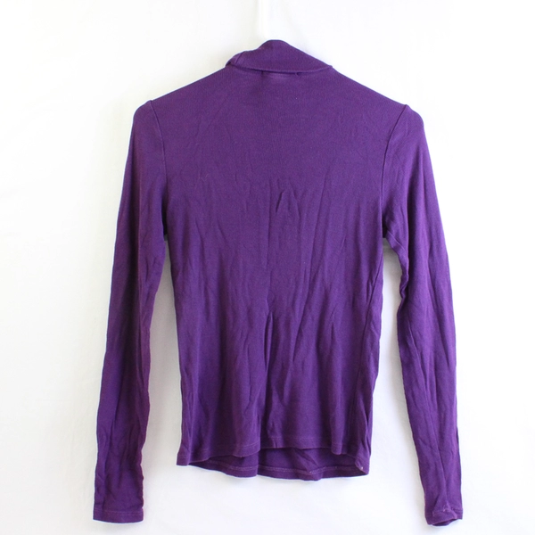 Marine Layer Purple Turtleneck Top Women's Size Small