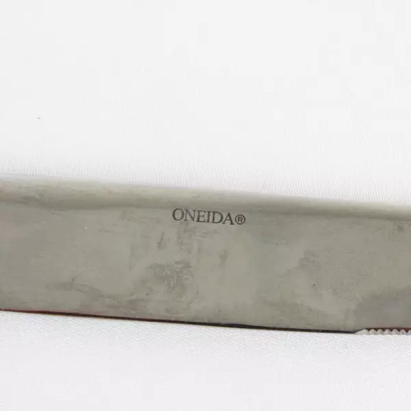Lot of 4 Oneida Vintage Dinner Knives Eave Pattern Stainless Steel 9.5"