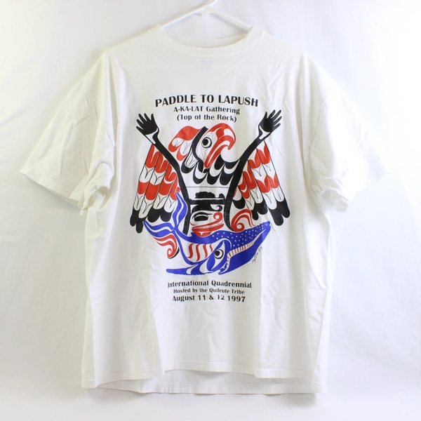 VTG Jerzees Paddle To La Push Quadrennial 1997 Graphic T-Shirt Men's XL