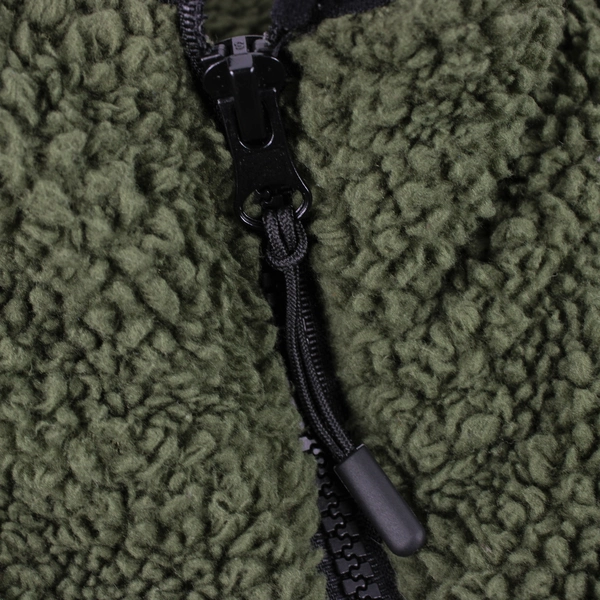 No Boundaries Fuzzy Fleece Women's Sweatshirt Kangaroo Pocket 1/4 Zip Size XXL