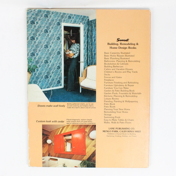 Sunset Book Home Remodeling Guide To Paneling, Painting & Wallpapering PB