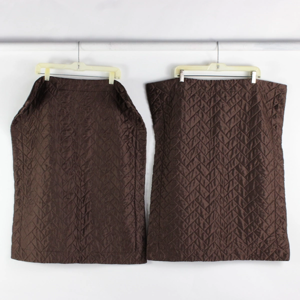 Lot Of 2 Matching SL Home Fashion Pillow Shams Solid Brown 20" x 26"