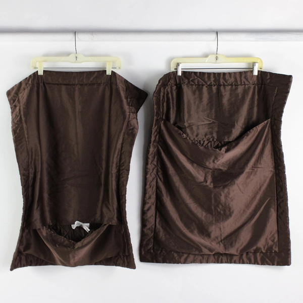 Lot Of 2 Matching SL Home Fashion Pillow Shams Solid Brown 20" x 26"