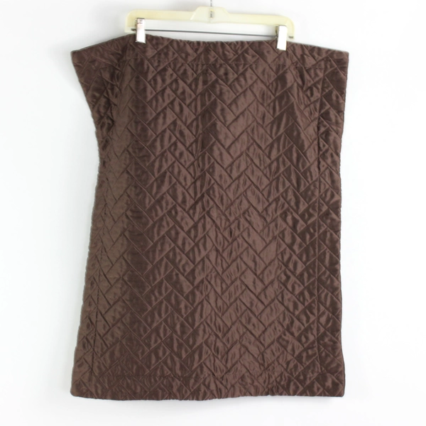 Lot Of 2 Matching SL Home Fashion Pillow Shams Solid Brown 20" x 26"