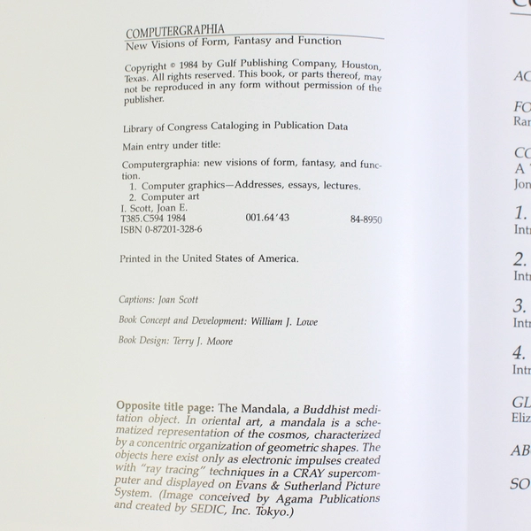 Computergraphia New Visions Of Form, Fantasy, And Function Joan Scott HC