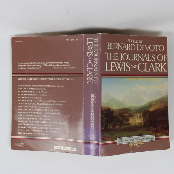 The Journals of Lewis and Clark Edited by Bernard DeVoto PB