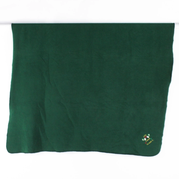 Unbranded Home Is Where The Heart Is Embroidered Green Throw Blanket 47" x 58"