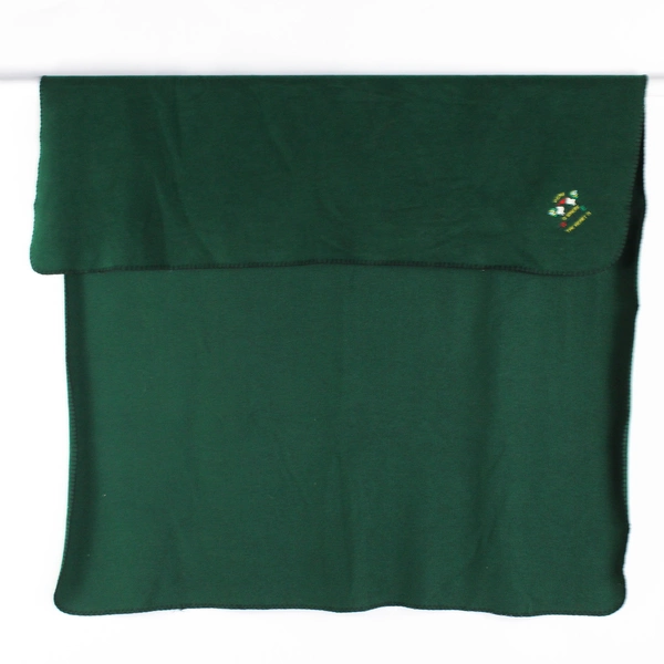 Unbranded Home Is Where The Heart Is Embroidered Green Throw Blanket 47" x 58"