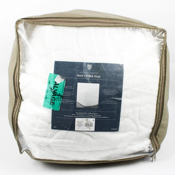 Target Fieldcrest Ultimate Comfort Mattress Pad Solid White 2016 King 78" x 80"