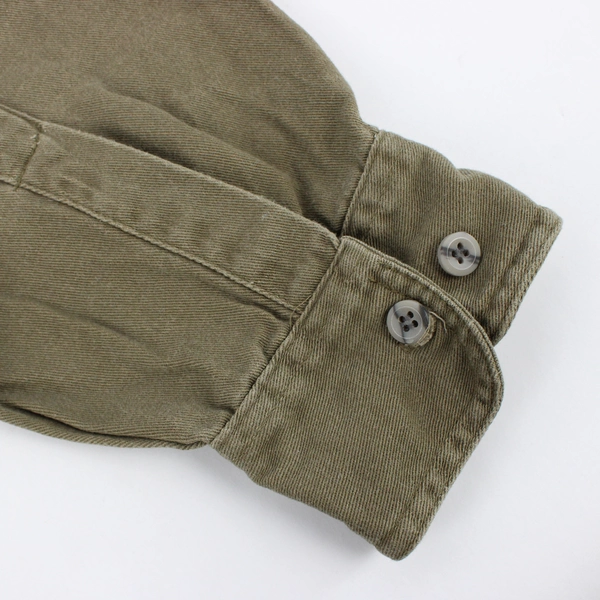 Men's Canyon Guide Outfitter Green Denim Long Sleeve Jacket Button Down Size 2X