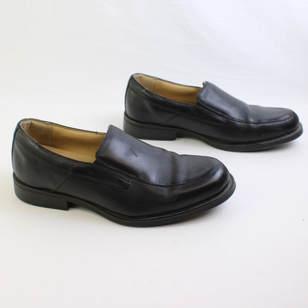 Core Technology Croft & Barrow Dalton Black Dress Shoes/Loafers Men's 12 Wide