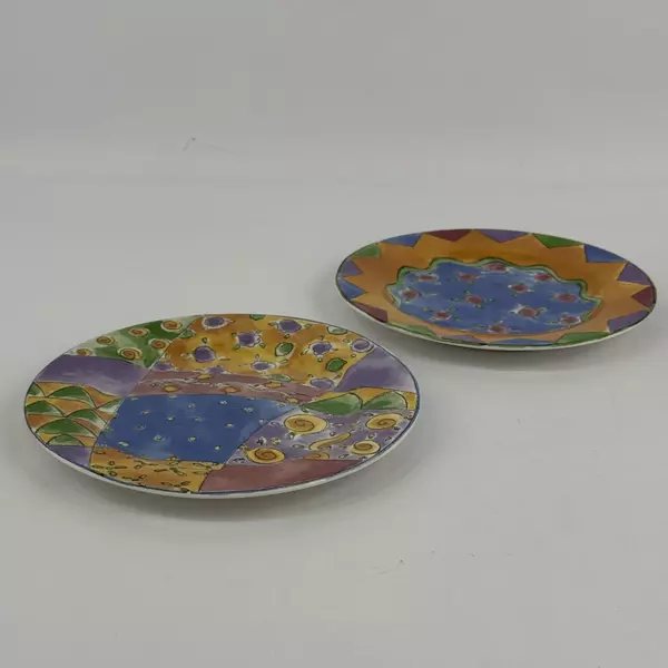 2 Sango The Sweet Shoppe Salad Plates By Sue Zipkin Apple Steudel Raspberry Tart