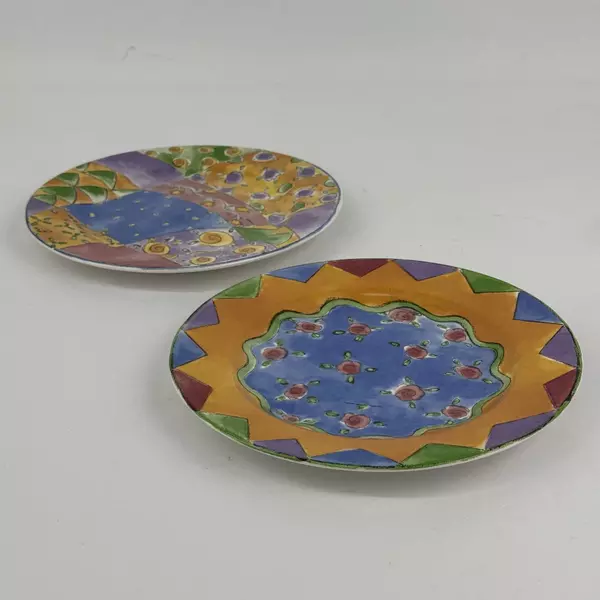 2 Sango The Sweet Shoppe Salad Plates By Sue Zipkin Apple Steudel Raspberry Tart