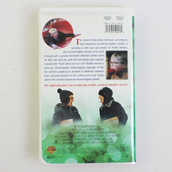 A Christmas Story VHS Movie 1983 Warner Home Video Peter Billingsley Children