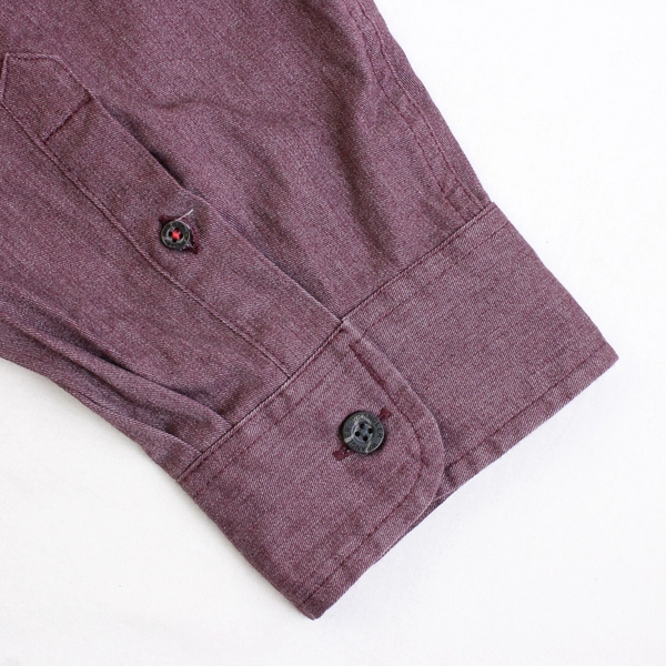 Wrangler Burgundy Long-Sleeve Button-Up Men's Size 3XL