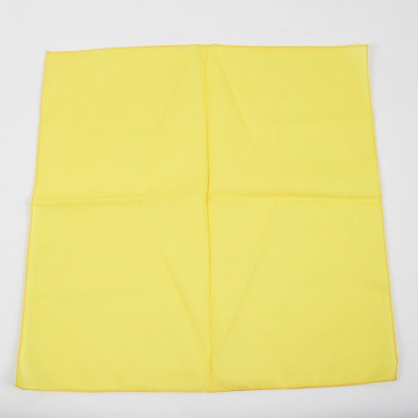 Lot Of 5 Matching Pier 1 Solid Yellow Color Square Fabric Napkins 17" x 17"
