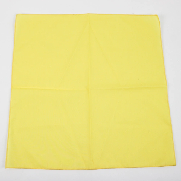 Lot Of 5 Matching Pier 1 Solid Yellow Color Square Fabric Napkins 17" x 17"